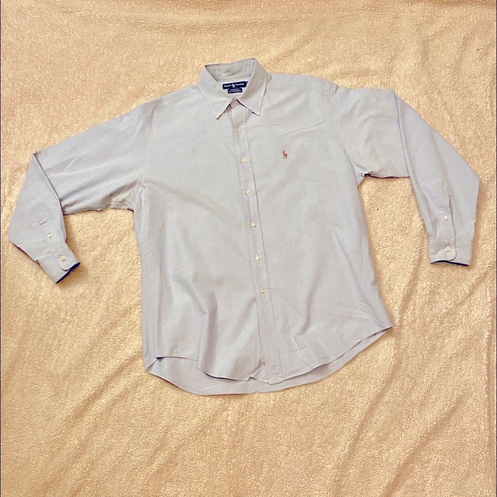Polo Ralph Lauren Light Blue long Sleeve Large